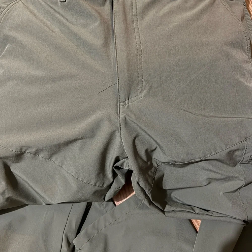 Olive Green Casual Pants - Picture 2 of 5